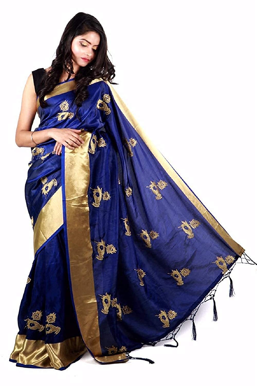 Blue Bliss Featuring Body-Color Floral Border